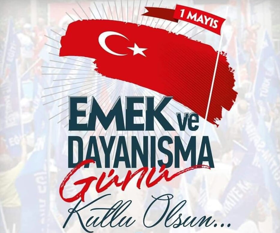 1 MAYIS EMEK VE DAYANIŞMA GÜNÜ KUTLU OLSUN. Çalışanların sorunlarının çözüldüğü, beklentilerin karşılandığı, daha huzurlu çalışma ortamlarına kavuşulduğu nice 1 Mayıslarda buluşabilmek dileğiyle Emek Bayramı’nızı kutluyorum. B.K.K. Yürütme Kuru
