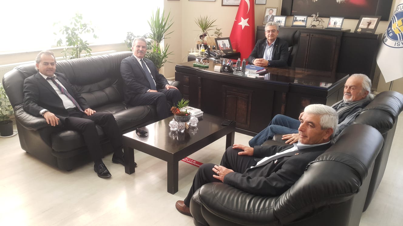 Burdur Kent Konseyi Ticaret Borsası Başkanı Ömer Faruk GÜNDÜZALP’ i Makamında Ziyaret etti…