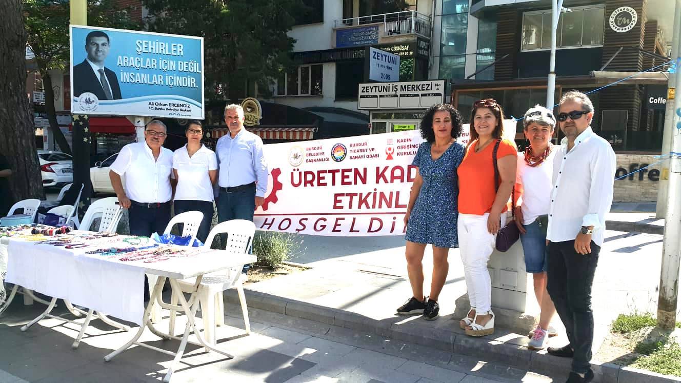 Burdur Kent Konseyi Kadın Meclisi ile Burdur Ticaret ve Sanayi Odası Kadın Girişimciler Kurulu'nun Ortak Projesi olan