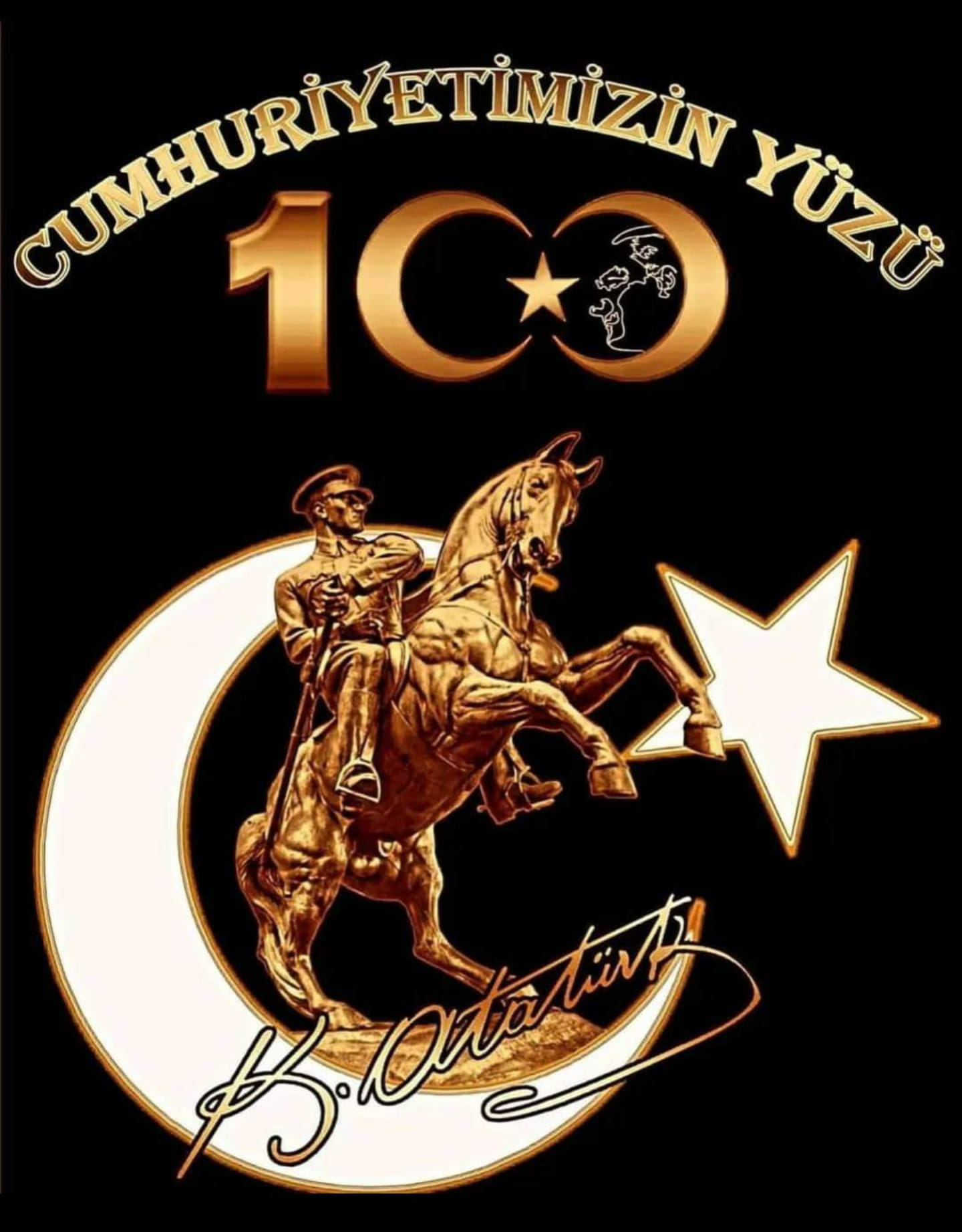 Cumhuriyetimizin #100. yılı kutlu olsun...