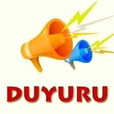 DUYURU!
